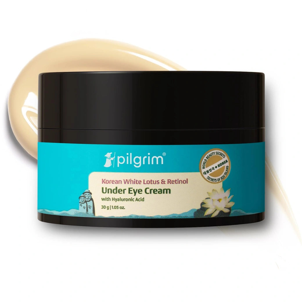 Pilgrim Red Vine, Retinol & Vitamin C Under Eye Cream for dark circles for women & men (30g)