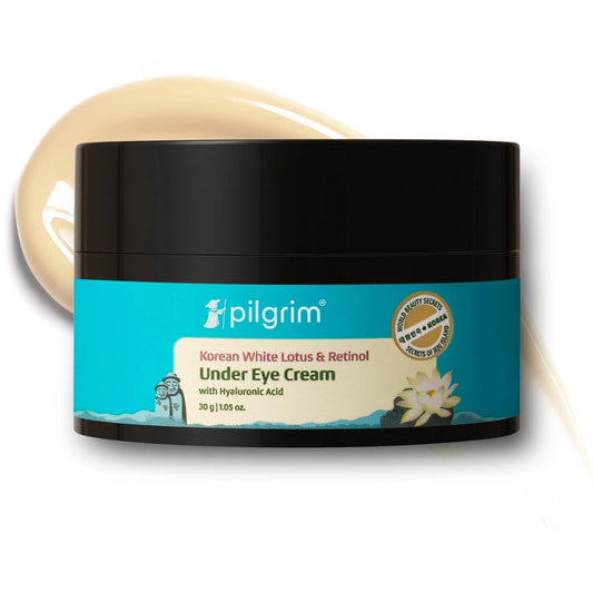 Pilgrim Red Vine, Retinol & Vitamin C Under Eye Cream for dark circles for women & men (30g)