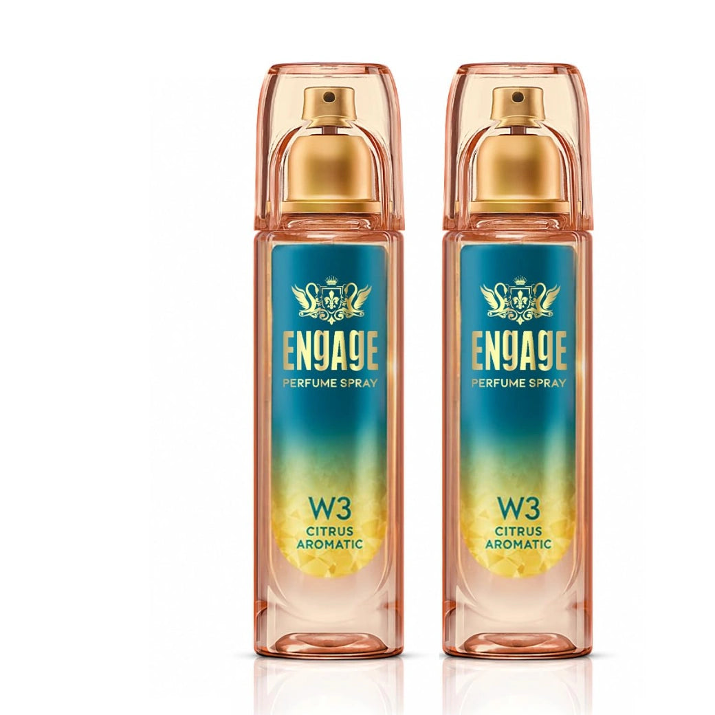 Engage W3 Perfume Spray For Women, 120ml (Pack of 2)