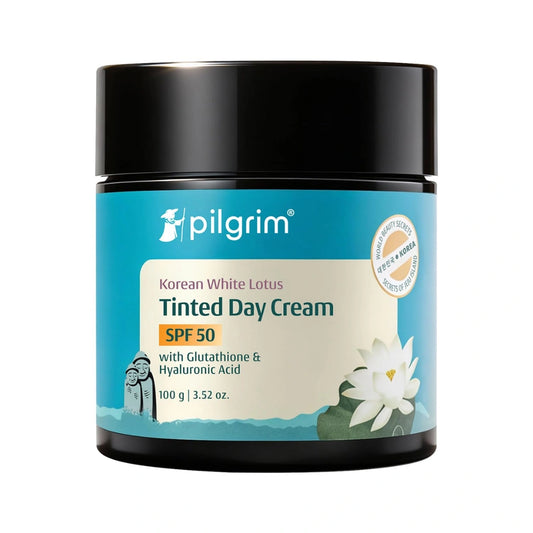 Pilgrim White Lotus Day Cream SPF 50 with Camellia & Yugdugu (100g)