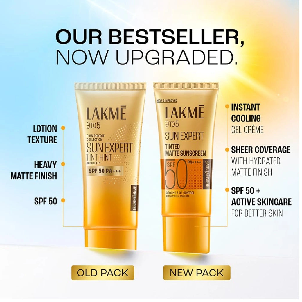 LAKMÉ Sun Expert Tinted matte Sunscreen 50 SPF, 100ml