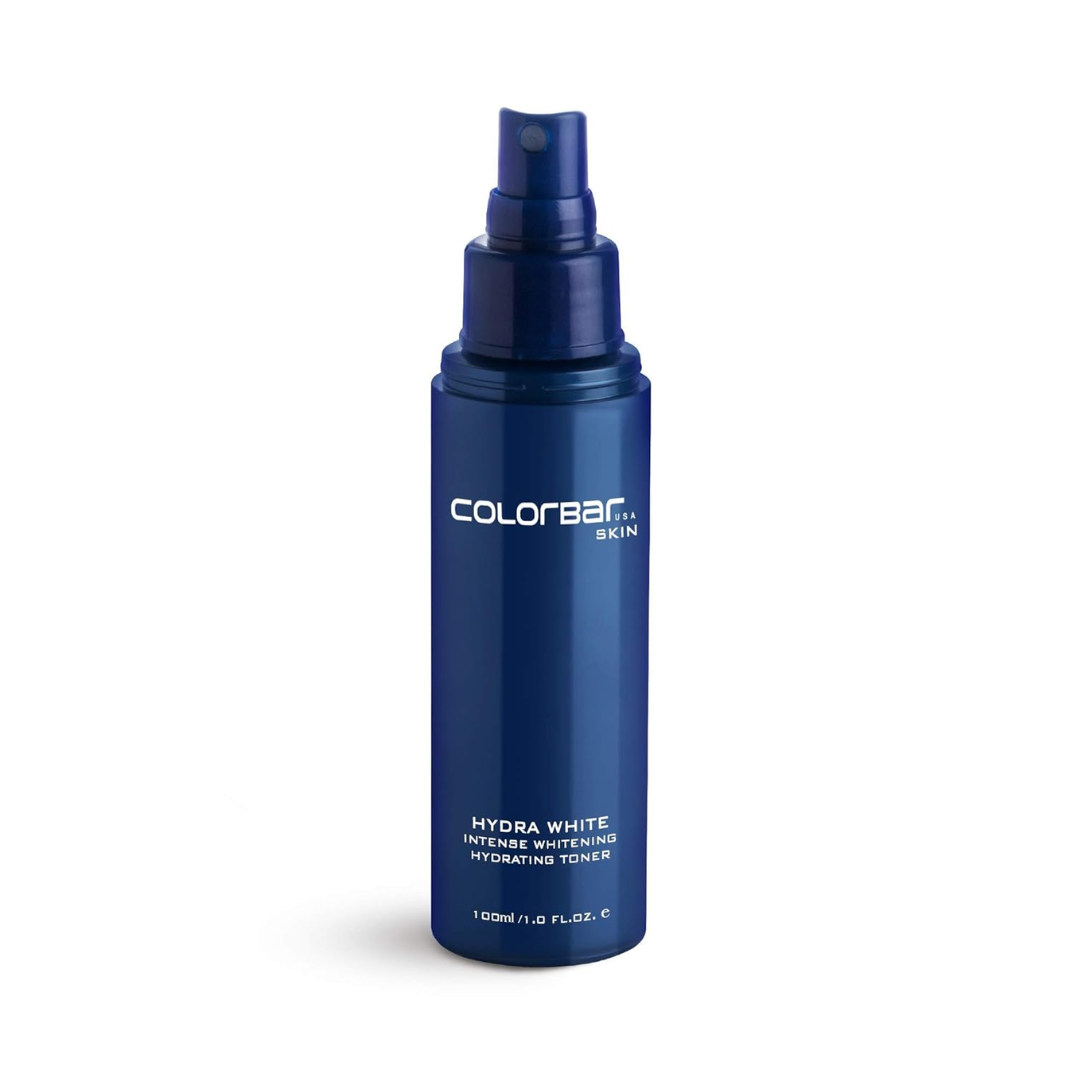 Colorbar Hydra White Intense Whitening hydrating Toner, 100ml | Instant freshness and incredible comfort | Visibly clear out uneven skin tone