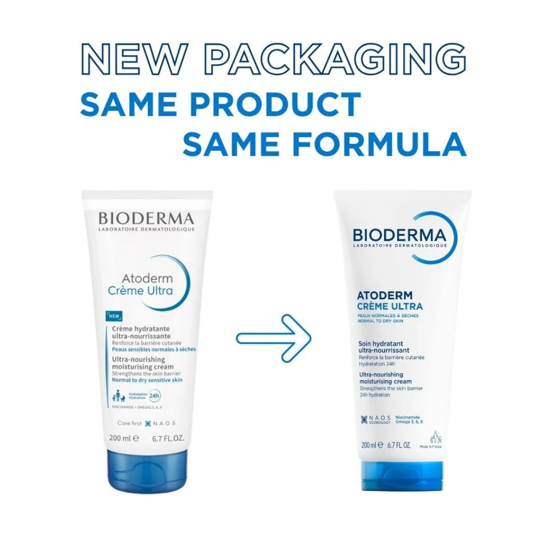 Bioderma Atoderm Creme - Tube of 200Ml Ultra Nourishing Cream