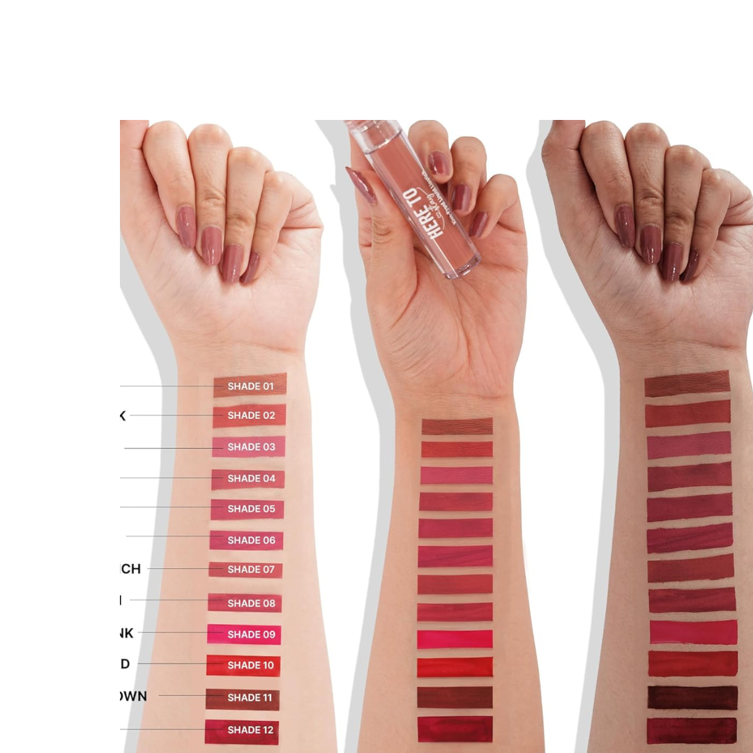 Swiss Beauty Select Here To Stay Liquid Matte Lipstick with Kiss-Proof Formula | Infused with Vitamin E | Non-Transfer, Smudgeproof | 12-18 Hrs Stay | Shade - Shocking Pink, 3ml |