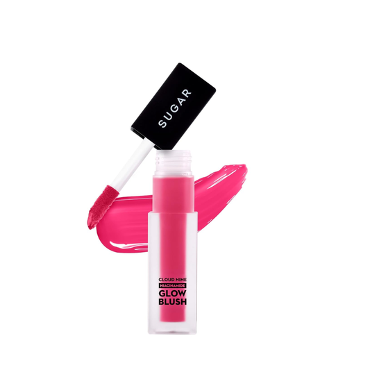 SUGAR Cosmetics Cloud Nine Niacinamide Glow Blush | Long lasting & Ultra-Pigmented | Dewy Finish | 7.6ml
