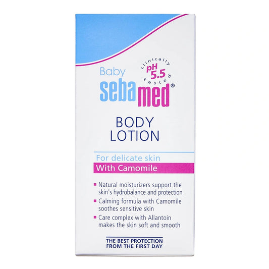 Sebamed Baby  Body Lotion| pH 5.5|Ideal for dry skin| Daily moisturisation| 200 ml