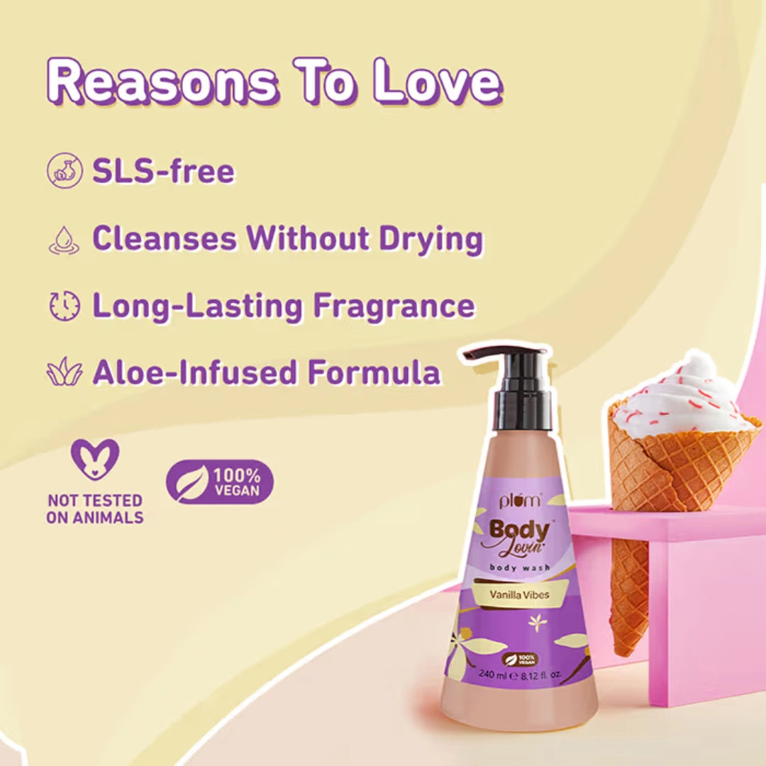 Plum BodyLovin Relish In Vanilla Kit (3 pcs)