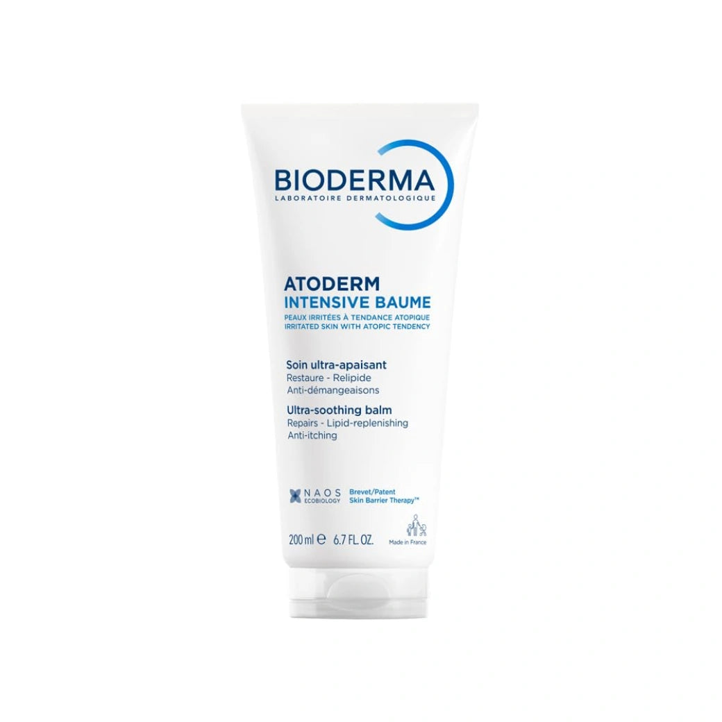 Bioderma Atoderm Intensive Baume for Very Dry to Sensitive, Irritated to Atopic Skin, Anti-itching, Ultra-soothing & Ultra-nourishing, 200ml