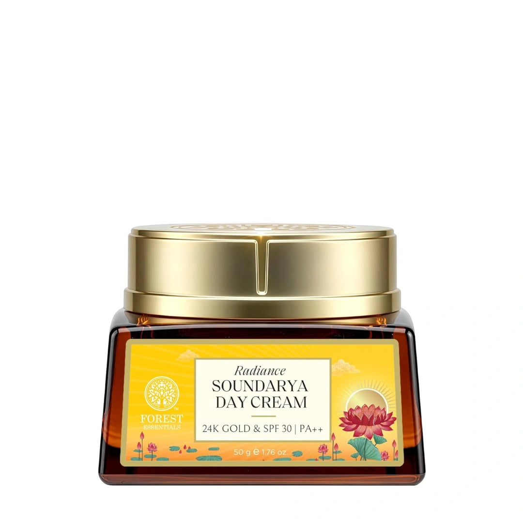 Forest Essentials Soundarya Radiance Day Cream with 24K Gold & SPF 30 PA++ (50GM)