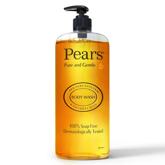 Pears Pure & Gentle Pure Glycrerin & Natural Oils 100% Soap Free (Body wash) (750ml)