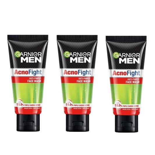 Garnier Acno Fight Face Wash for Men, 50g (Pack of 3)