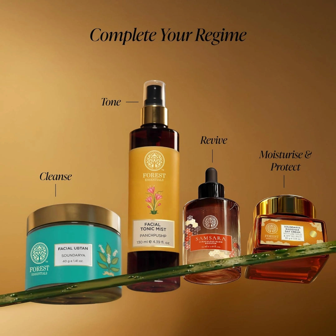 Forest Essentials Facial Ubtan Soundarya | Ayurvedic Brightening Face Scrub (40GM)