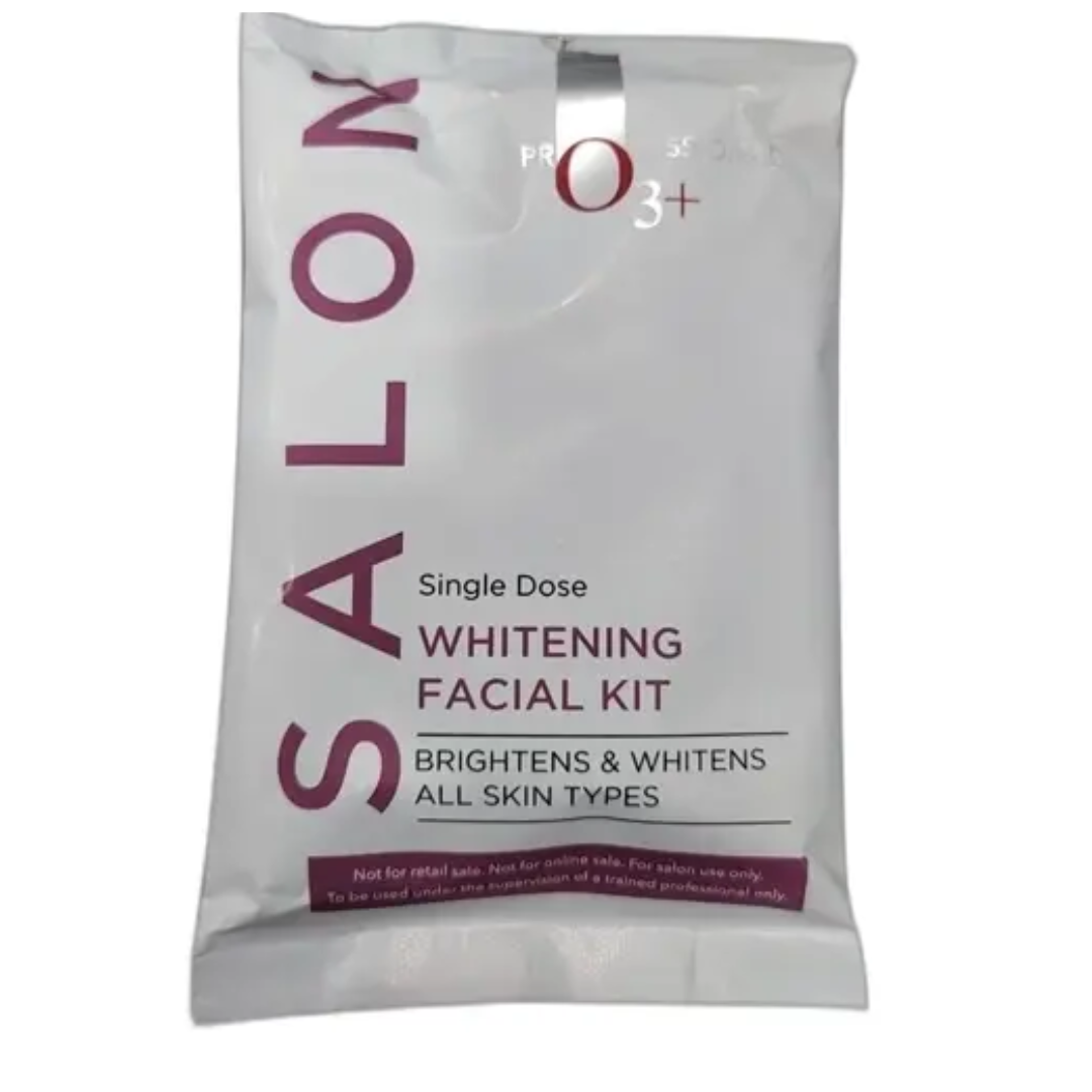 Salon O3+ Whitening Facial Kit packaging on a white background