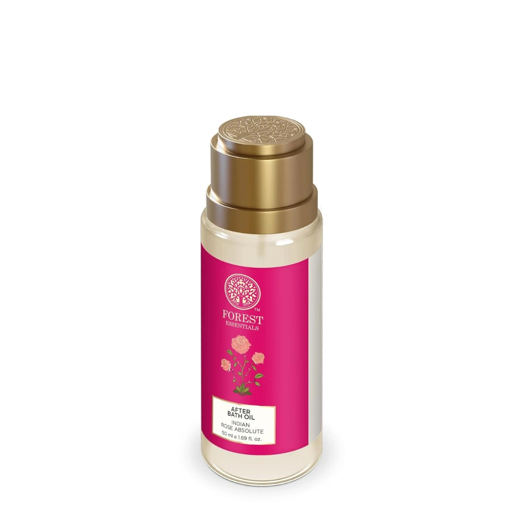 Forest Essentials After Bath Oil Indian Rose | After Shower on Wet Skin  50ml