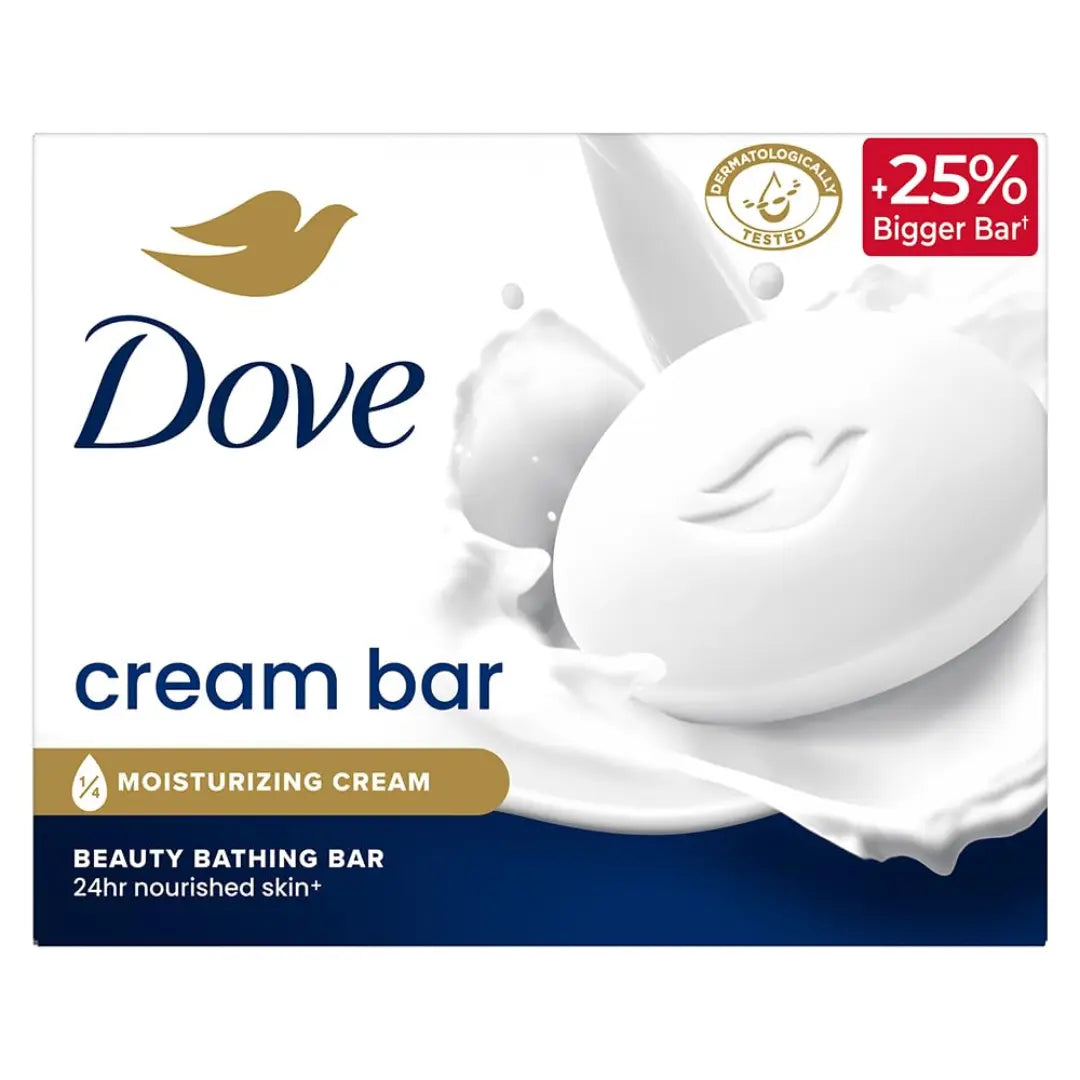 Dove Cream Beauty Bathing Bar 8x125g (Pack of 8)