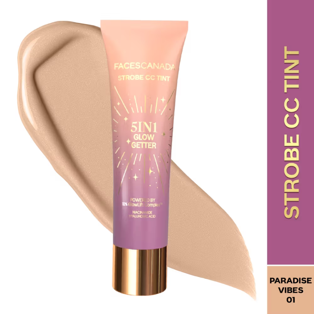 Faces Canada Strobe CC Tint 5in1 with BB & CC Cream & Highlighter