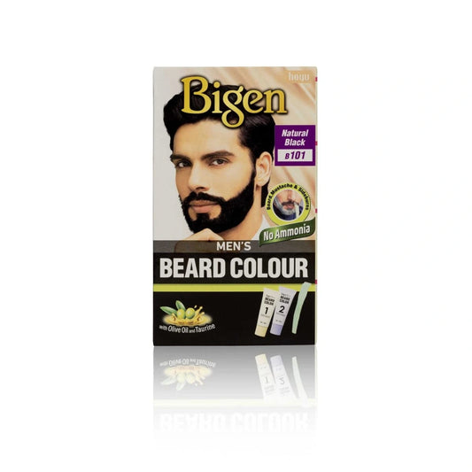 Bigen Men's Beard Color Medium Brown 20gm+20gm -B101, 102 g