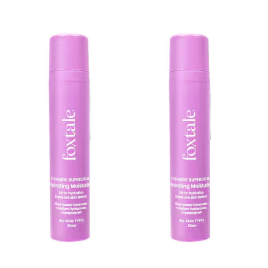 Foxtale Ceramide Supercream Hydrating Rich Moisturizer Strengthens Skin Barrier (50ml) (paxk of 2)