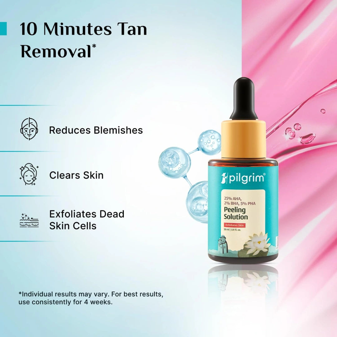 Pilgrim 25% Aha, 2% Bha, 5% Pha Peeling Solution (30ml)