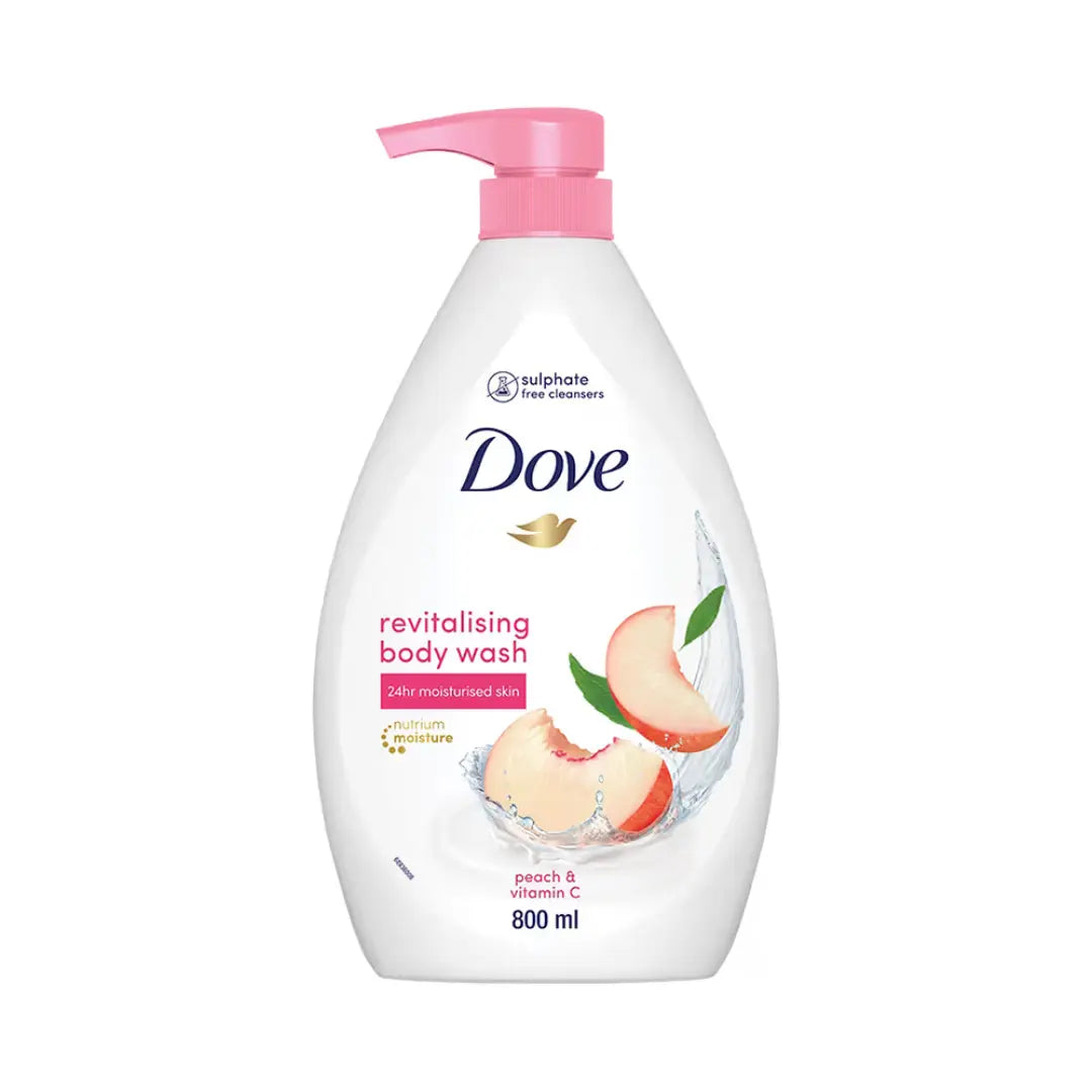 Dove Revitalizing Body Wash With Scented Peach And Vitamin C (800ml)