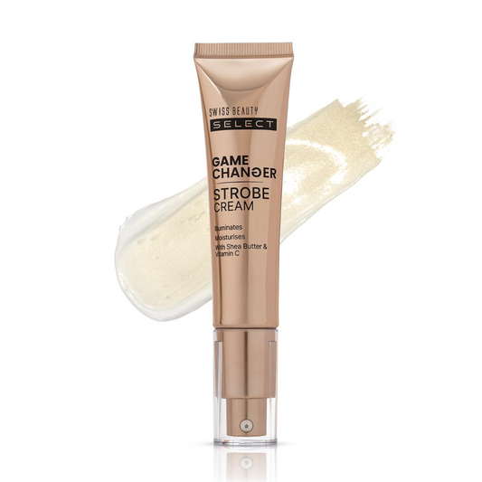 Swiss Beauty Select Game Changer Strobe Cream Enriched With Shea Butter & Vitamin C | Shade- Gold