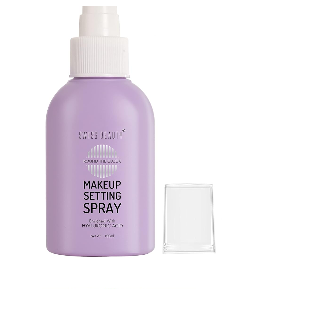 Swiss Beauty Round The Clock Makeup Setting Spray, 100ml