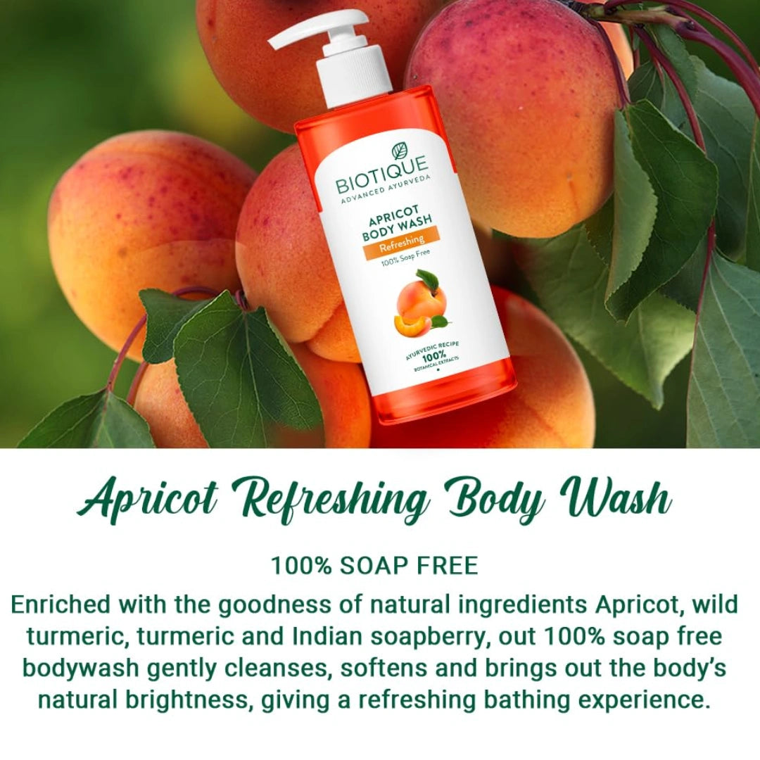 Biotique Apricot Refreshing Body Wash 300ml
