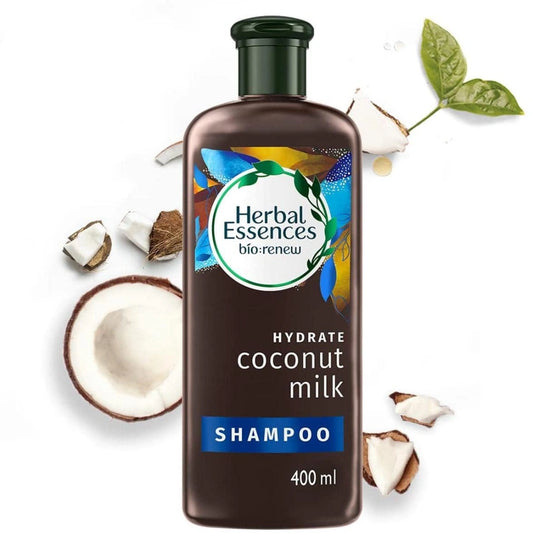 Herbal Essences bio:renew Coconut Milk SHAMPOO, 400ml, No Parabens No Colourants