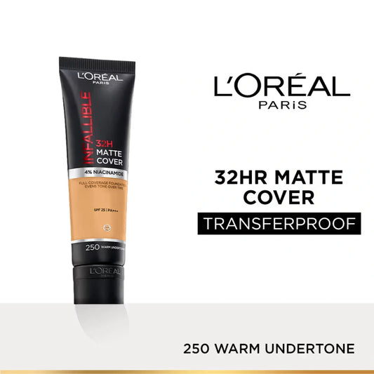 L'Oreal Paris Infallible 32HR Matte Cover Foundation Undertone