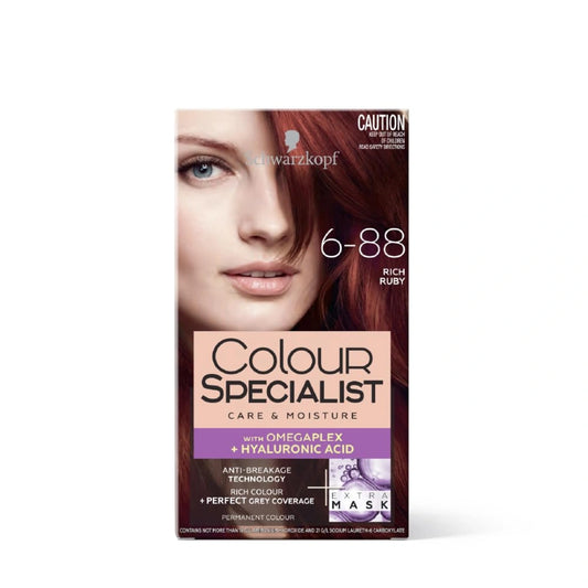 Schwarzkopf Colour Specialist Permanent Hair Colour - 6.88 Rich Ruby  (165ml)