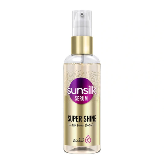 Sunsilk Super Shine Hair Serum For Dry frizzy Hair, Vitamin E Nourishment, 48 hour frizz free, non-sticky, 100ml