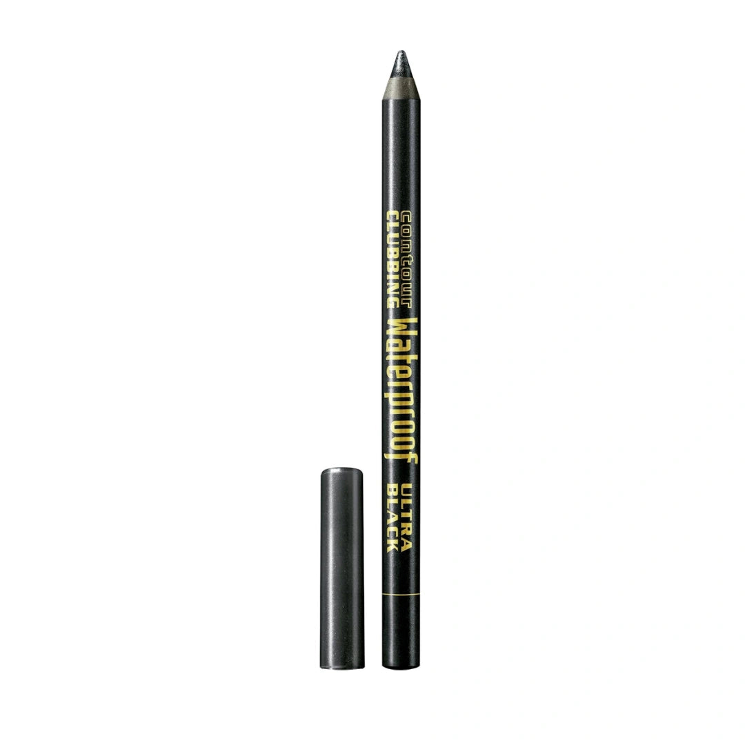 Bourjois Contour Clubbing Waterproof Eye Pencil Eyeliner and Eyeshadow 54 Ultra Black, 1.2g