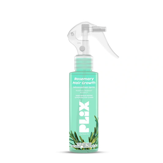 PLIX - THE PLANT FIX Rosemary Advanced Spray for Fuller, Thicker Hair, Redensyl® & Rosemary Extract, Easy to Use, Mess-free, Stimulates Hair Follicles & Promotes Hair Growth, For All Hair Types, 100ml
