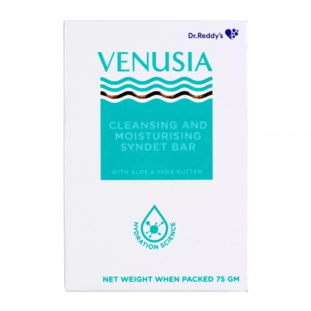 Venusia Moisturizing Bathing Bar With Shea & Aloe Butter (75g)