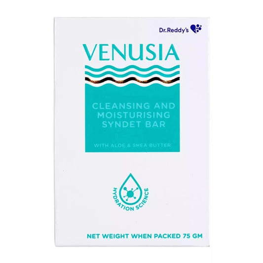 Venusia Moisturizing Bathing Bar With Shea & Aloe Butter (75g)