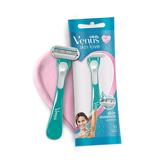 Gillette Venus Skin Love With Skin Essence Womens Razor For Hair Removal- Pack Of 1,