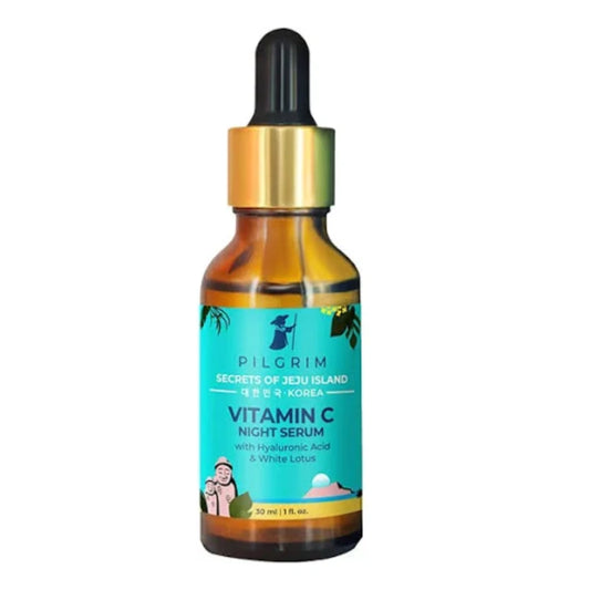 Pilgrim Vitamin C Night Serum – With Hyaluronic Acid & White Lotus (30ml)
