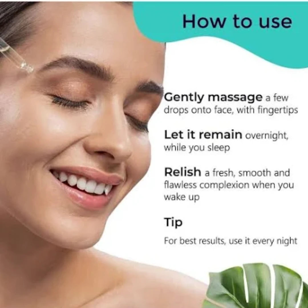 Pilgrim Vitamin C Night Serum – With Hyaluronic Acid & White Lotus (30ml)