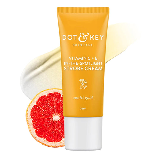 DOT & KEY Vitamin C + E In-The-Spotlight Strobe Cream|Face Skin Radiance Cream (30ml)