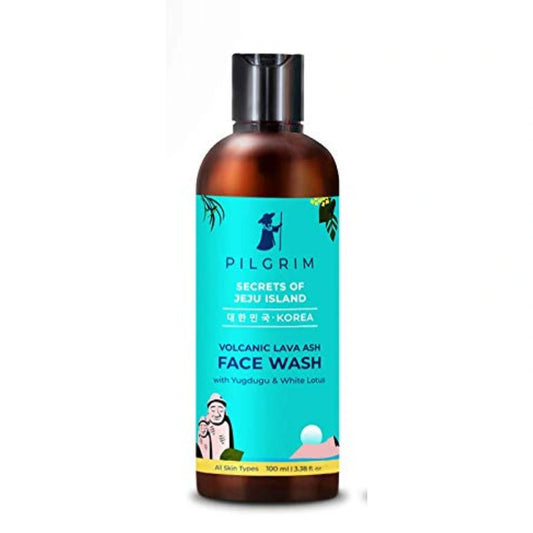 Pilgrim Volcanic Lava Ash Face Wash With yugdugu & White Lotus (100ml)
