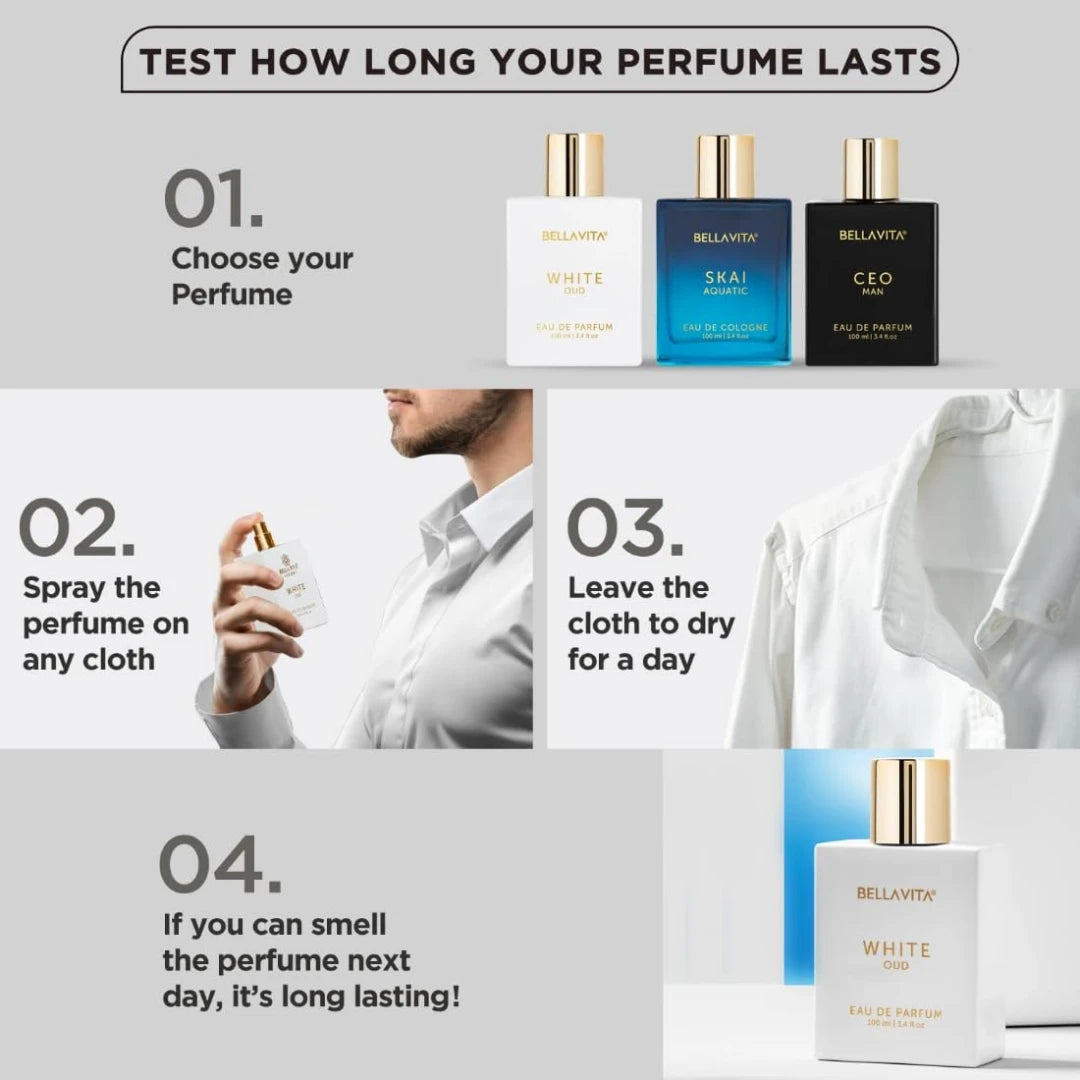 Bella Vita White-Oud Eau De Perfume For Men & Women (100ml)