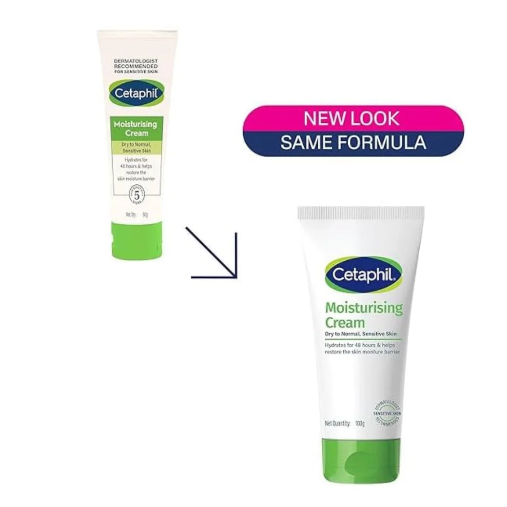 Cetaphil Gentle Skin Cleanser 125 Ml & Moisturising Cream 100Gm