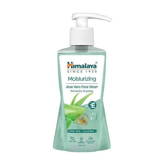 Himalaya Moisturizing Aloe Vera Face Wash, 200ml