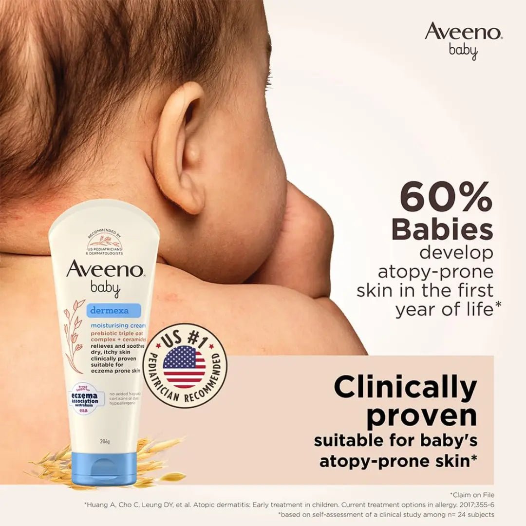 Aveeno Baby Dermexa Moisturising Cream (100g ) - Deals999