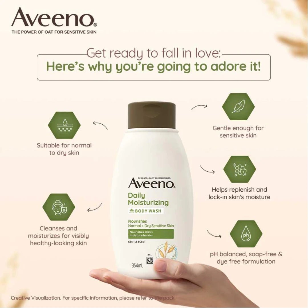 Aveeno Daily Moisturizing Body Wash 354ml - Deals999