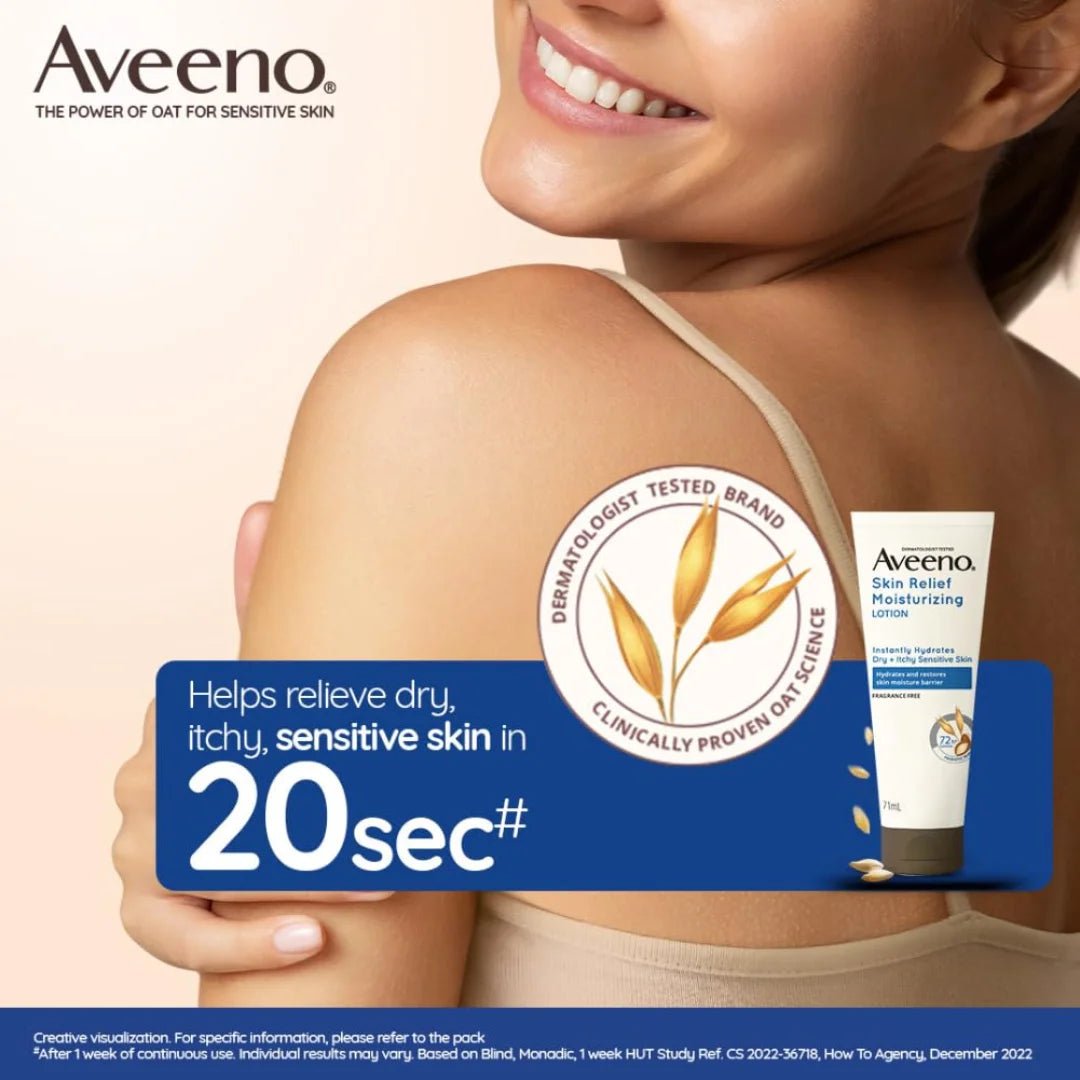 Aveeno Skin Relief Lotion For Sensitive Skin, 71 g - Deals999
