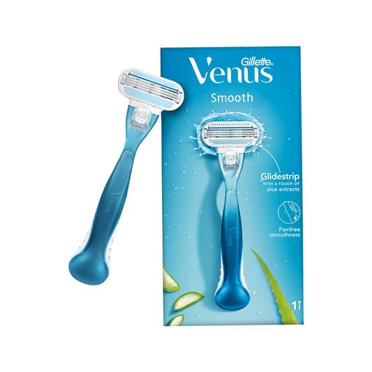 Gillette Venus Hair Removal Razor For Women with Aloe Vera Smooth 1 Pc