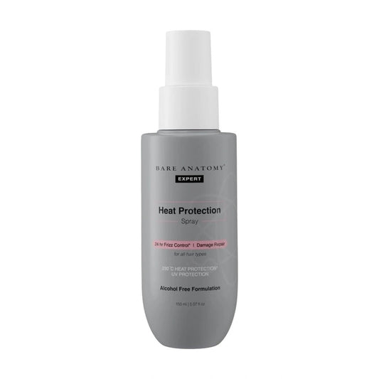 Bare Anatomy Heat Protection Spray Serum| Controls Frizz for up to 24 Hrs | Vitamin E, Pea Protein & Veg Keratin Enriched | Paraben Free | For Women & Men | Vegan |230 °C Heat Protection 150 ml - Deals999