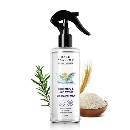 Bare Anatomy Nature x Science Rosemary Water Spray with Rice Water (200ml) - Deals999