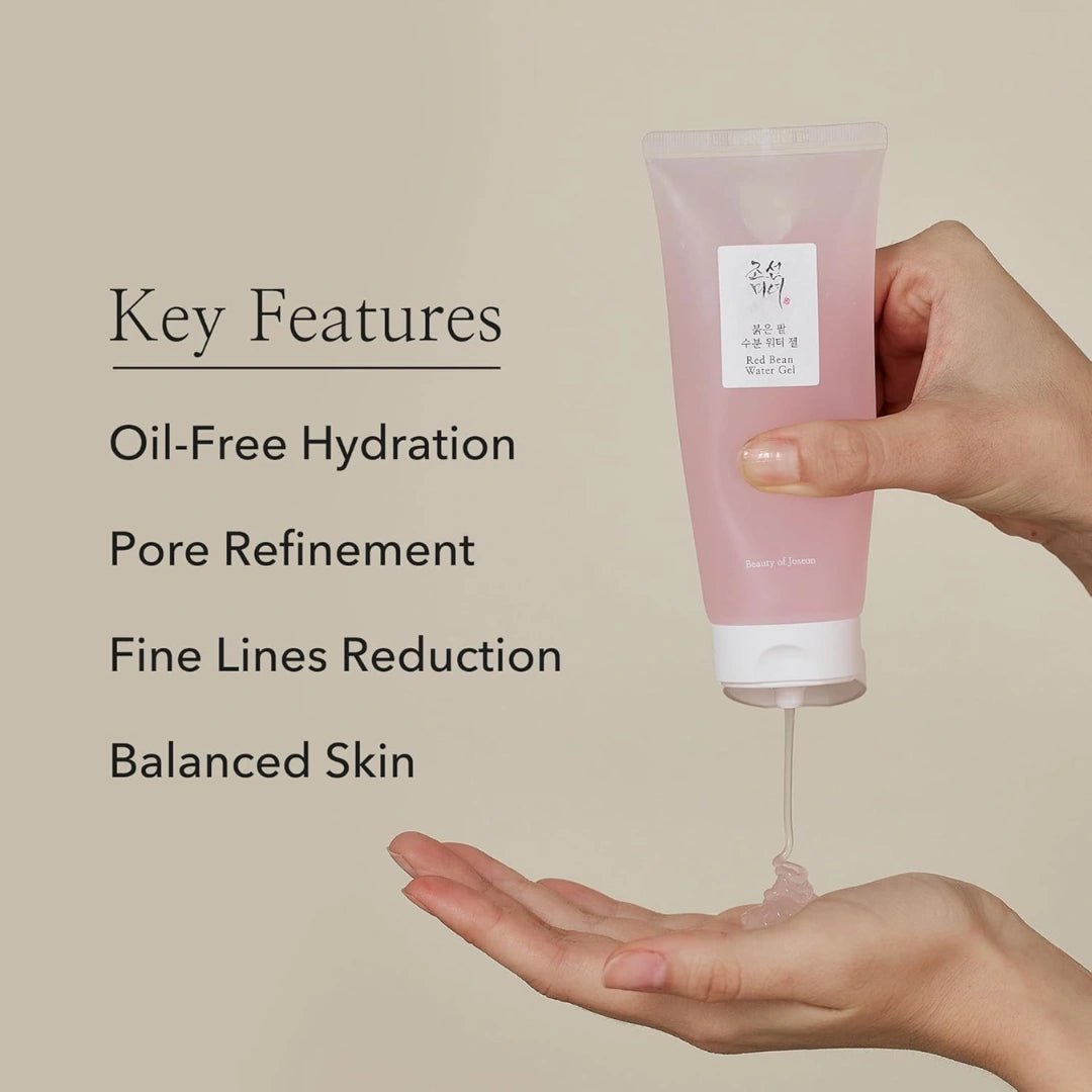Beauty of Joseon] Red Bean Water Gel | Lightweight Korean Gel Moisturizer (100ml) - Deals999